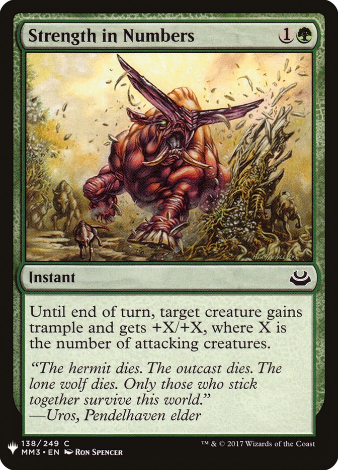 Strength in Numbers [Mystery Booster] | Exor Games Dartmouth