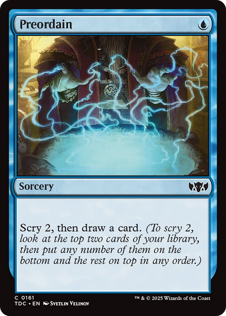 Preordain [Tarkir: Dragonstorm Commander] | Exor Games Dartmouth