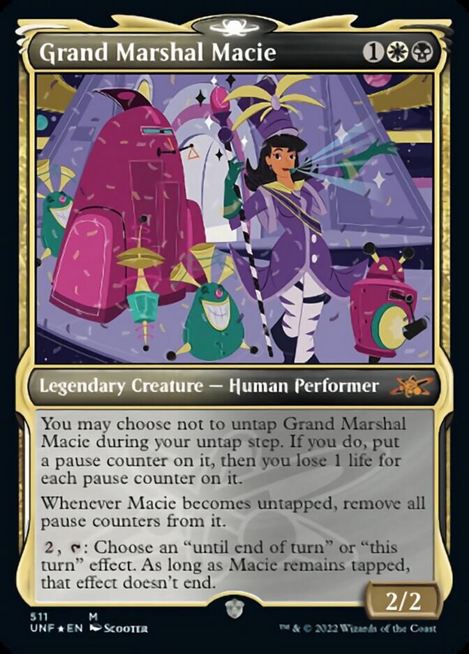Grand Marshal Macie (Showcase) (Galaxy Foil) [Unfinity] | Exor Games Dartmouth