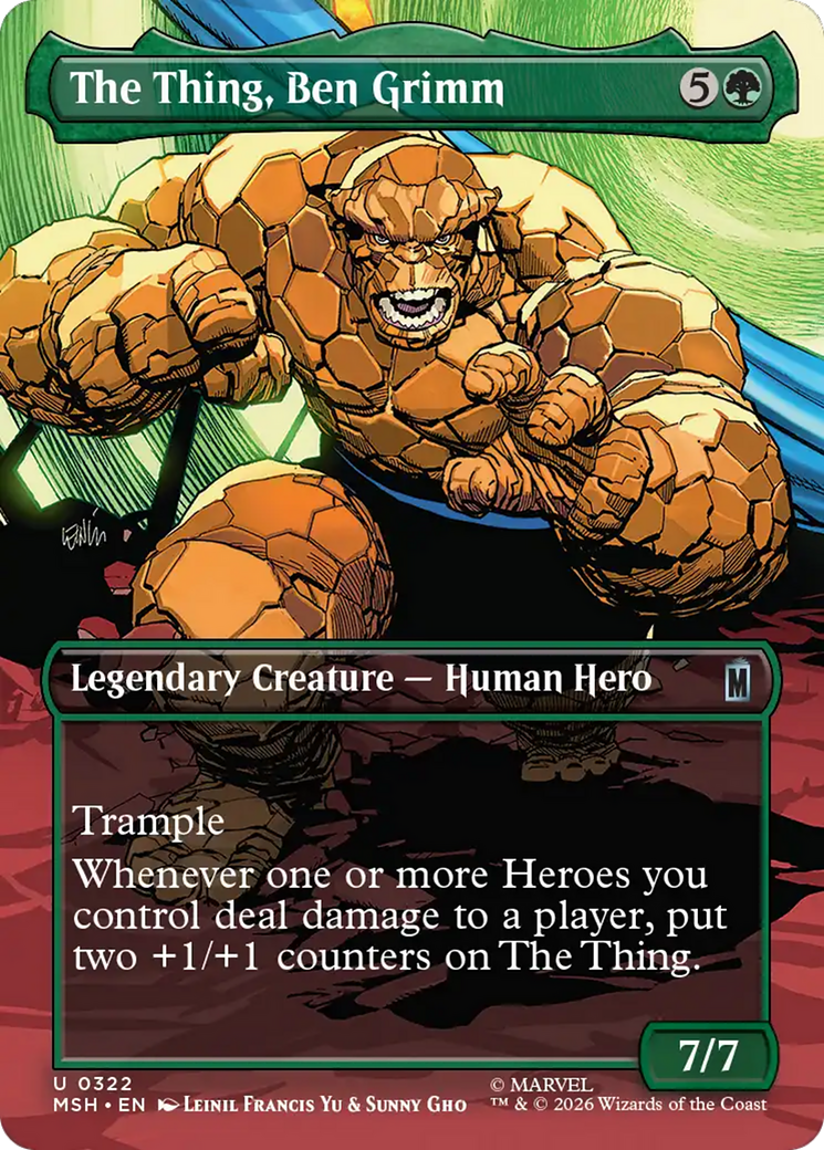 The Thing, Ben Grimm (Borderless) [Marvel Super Heroes] | Exor Games Dartmouth