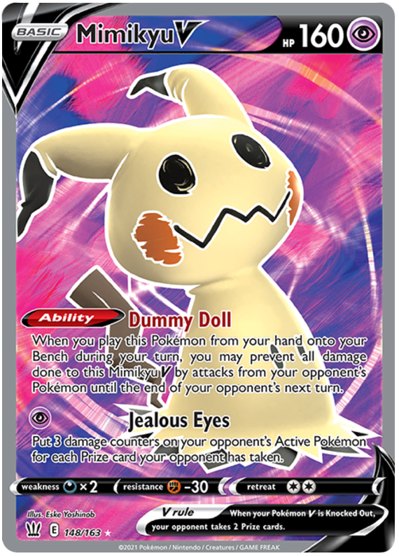 Mimikyu V (148/163) [Sword & Shield: Battle Styles] | Exor Games Dartmouth