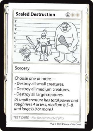 Scaled Destruction (2021 Edition) [Mystery Booster Playtest Cards] | Exor Games Dartmouth