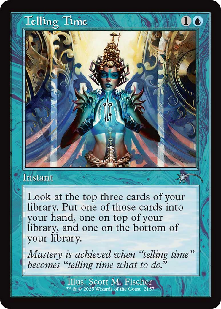 Telling Time (Retro Frame) [Secret Lair Drop Series] | Exor Games Dartmouth