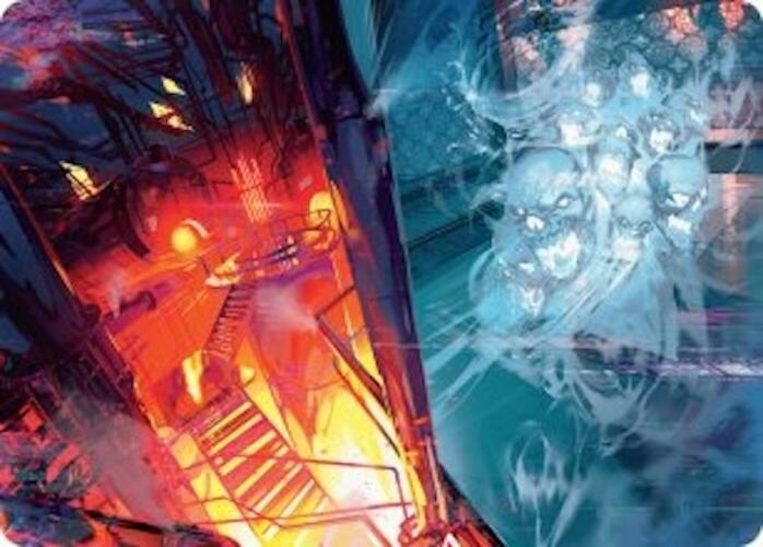 Roaring Furnace // Steaming Sauna Art Card [Duskmourn: House of Horror Art Series] | Exor Games Dartmouth