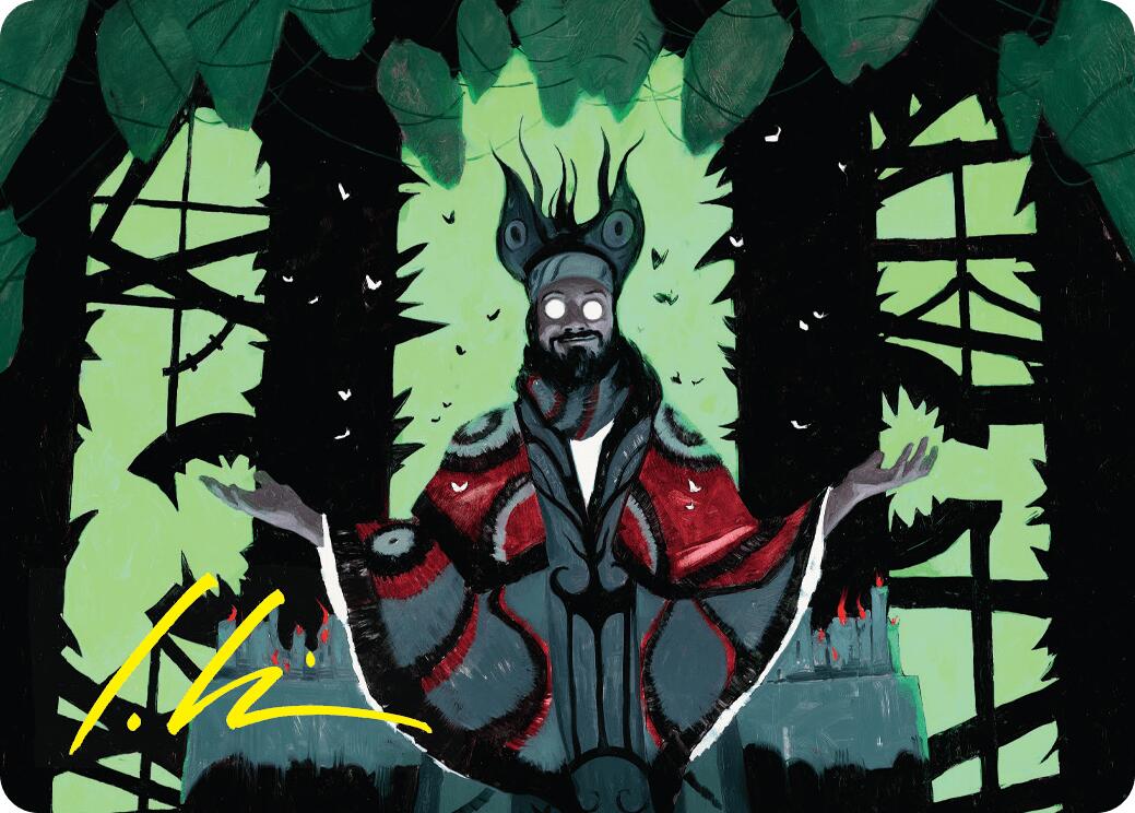 Victor, Valgavoth's Seneschal Art Card (23/54) (Gold-Stamped Signature) [Duskmourn: House of Horror Art Series] | Exor Games Dartmouth