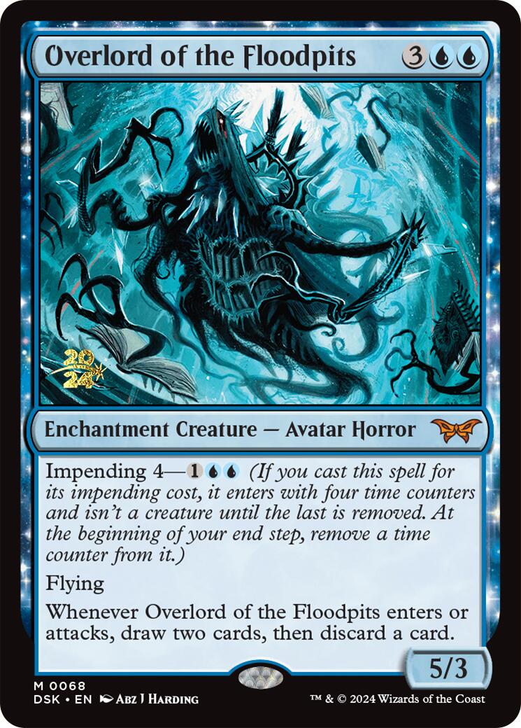 Overlord of the Floodpits [Duskmourn: House of Horror Prerelease Promos] | Exor Games Dartmouth