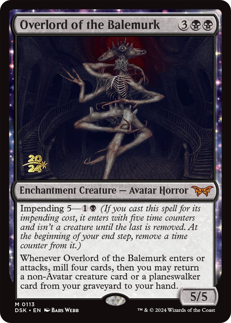 Overlord of the Balemurk [Duskmourn: House of Horror Prerelease Promos] | Exor Games Dartmouth