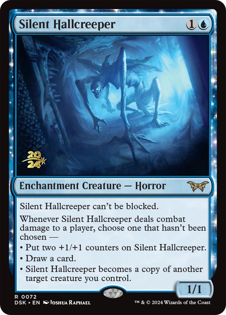 Silent Hallcreeper [Duskmourn: House of Horror Prerelease Promos] | Exor Games Dartmouth