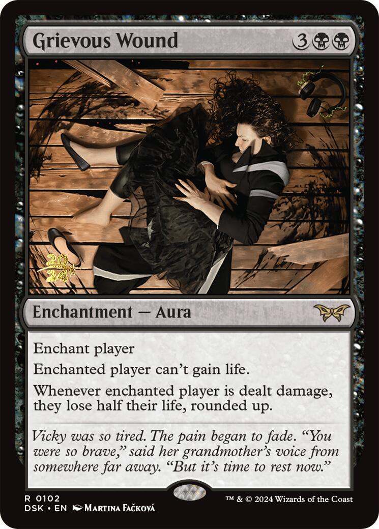 Grievous Wound [Duskmourn: House of Horror Prerelease Promos] | Exor Games Dartmouth