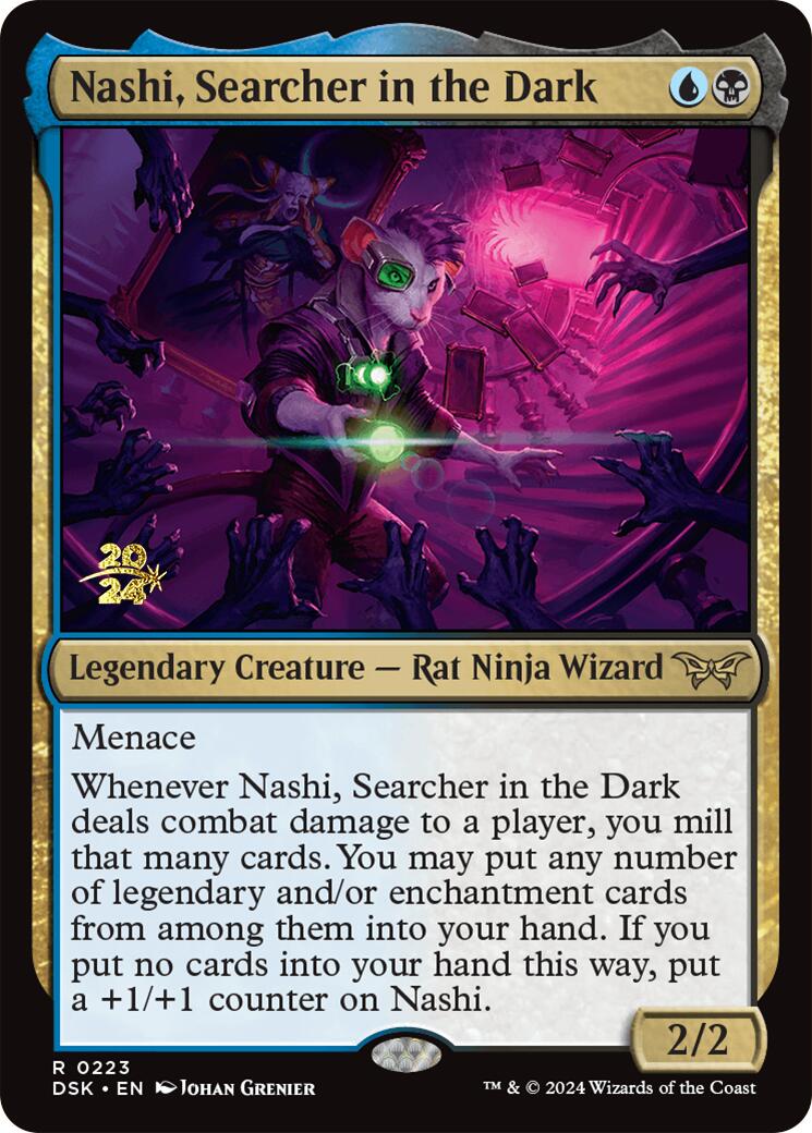 Nashi, Searcher in the Dark [Duskmourn: House of Horror Prerelease Promos] | Exor Games Dartmouth