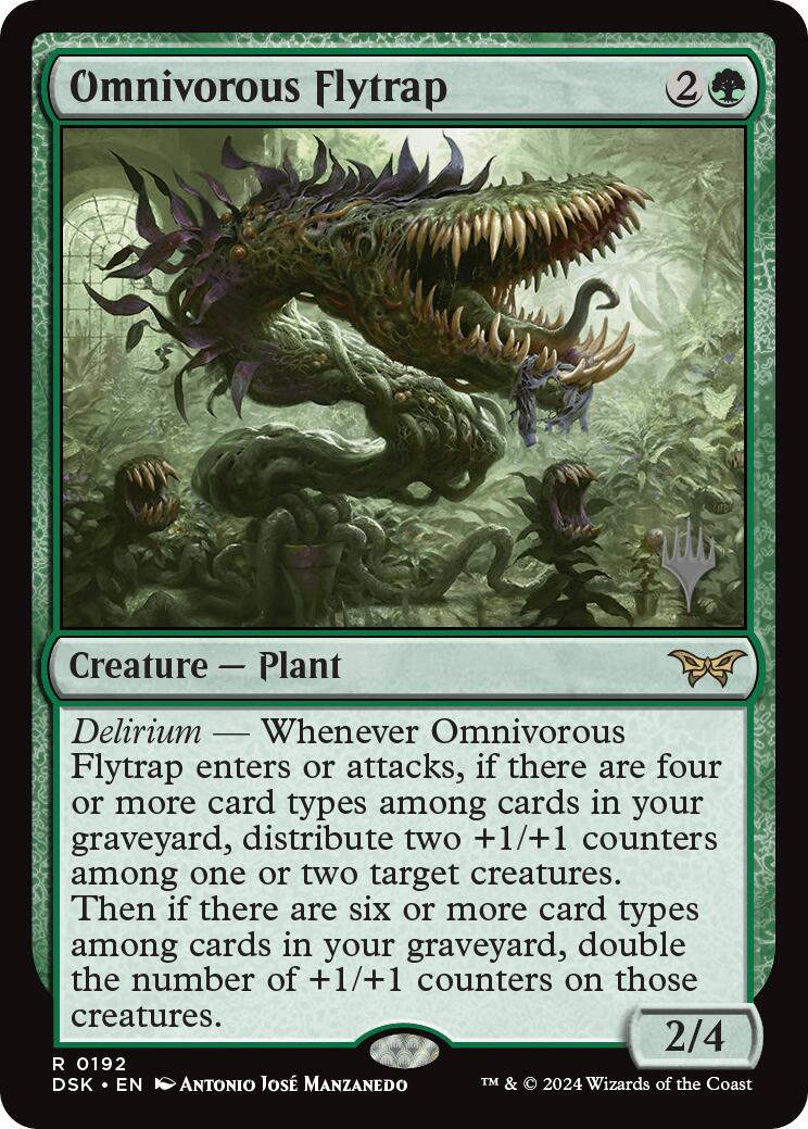 Omnivorous Flytrap [Duskmourn: House of Horror Promos] | Exor Games Dartmouth