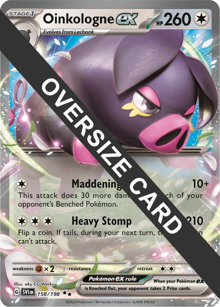 Oinkologne ex (158/198) (Jumbo Card) [Scarlet & Violet: Black Star Promos] | Exor Games Dartmouth