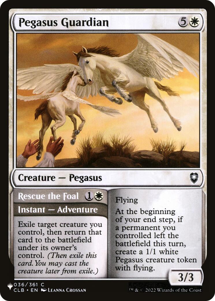 Pegasus Guardian [The List Reprints] | Exor Games Dartmouth