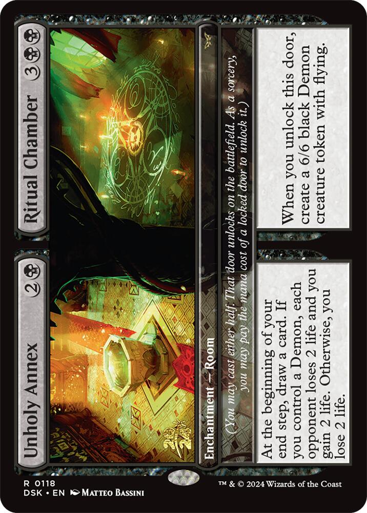 Unholy Annex // Ritual Chamber [Duskmourn: House of Horror Prerelease Promos] | Exor Games Dartmouth