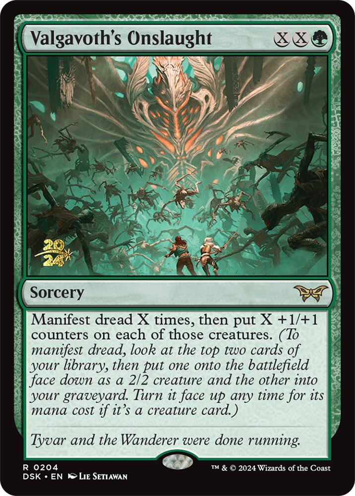 Valgavoth's Onslaught [Duskmourn: House of Horror Prerelease Promos] | Exor Games Dartmouth