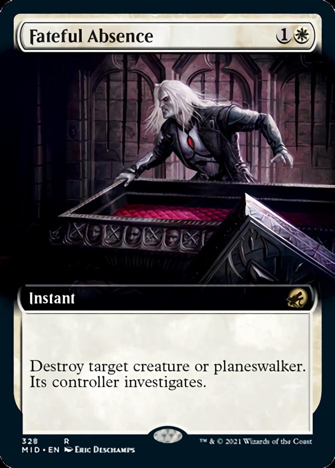 Fateful Absence (Extended Art) [Innistrad: Midnight Hunt] | Exor Games Dartmouth