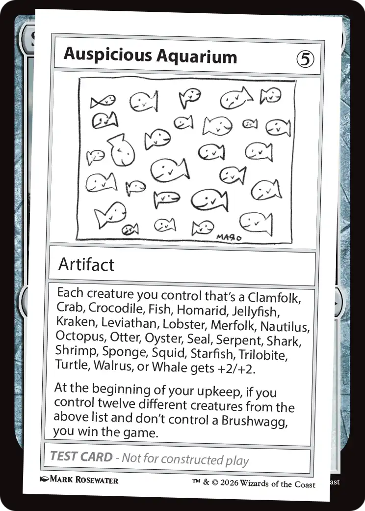 Auspicious Aquarium [Mystery Booster Playtest Cards] | Exor Games Dartmouth