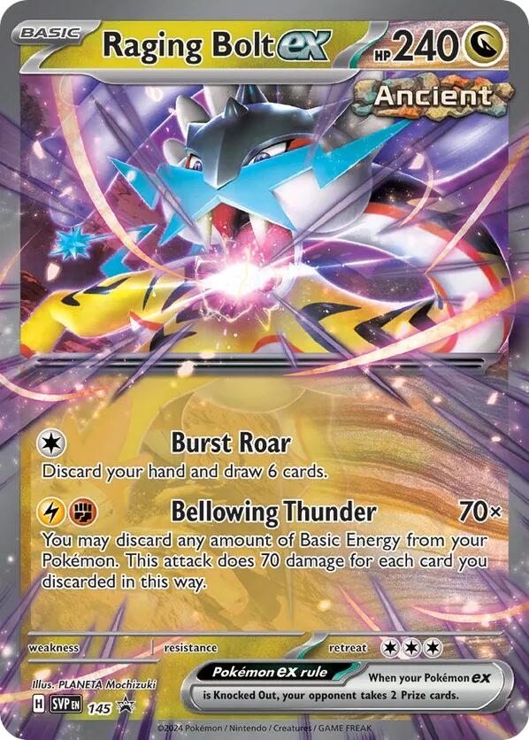 Raging Bolt ex (145) [Scarlet & Violet: Black Star Promos] | Exor Games Dartmouth