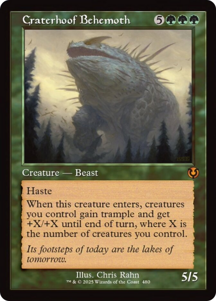Craterhoof Behemoth (Retro Frame) [Innistrad Remastered] | Exor Games Dartmouth