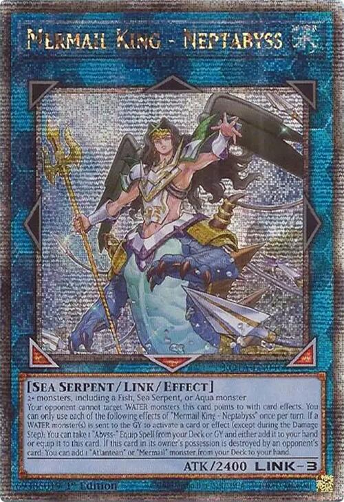 Mermail King - Neptabyss (Quarter Century Secret Rare) [ROTA-EN046] Quarter Century Secret Rare | Exor Games Dartmouth