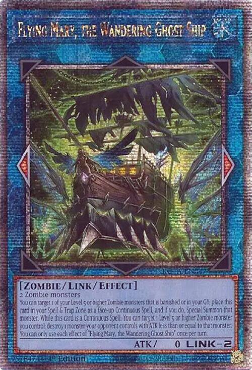 Flying Mary, the Wandering Ghost Ship (Quarter Century Secret Rare) [ROTA-EN047] Quarter Century Secret Rare | Exor Games Dartmouth