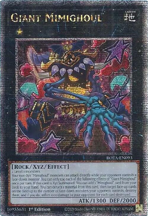 Giant Mimighoul (Quarter Century Secret Rare) [ROTA-EN093] Quarter Century Secret Rare | Exor Games Dartmouth