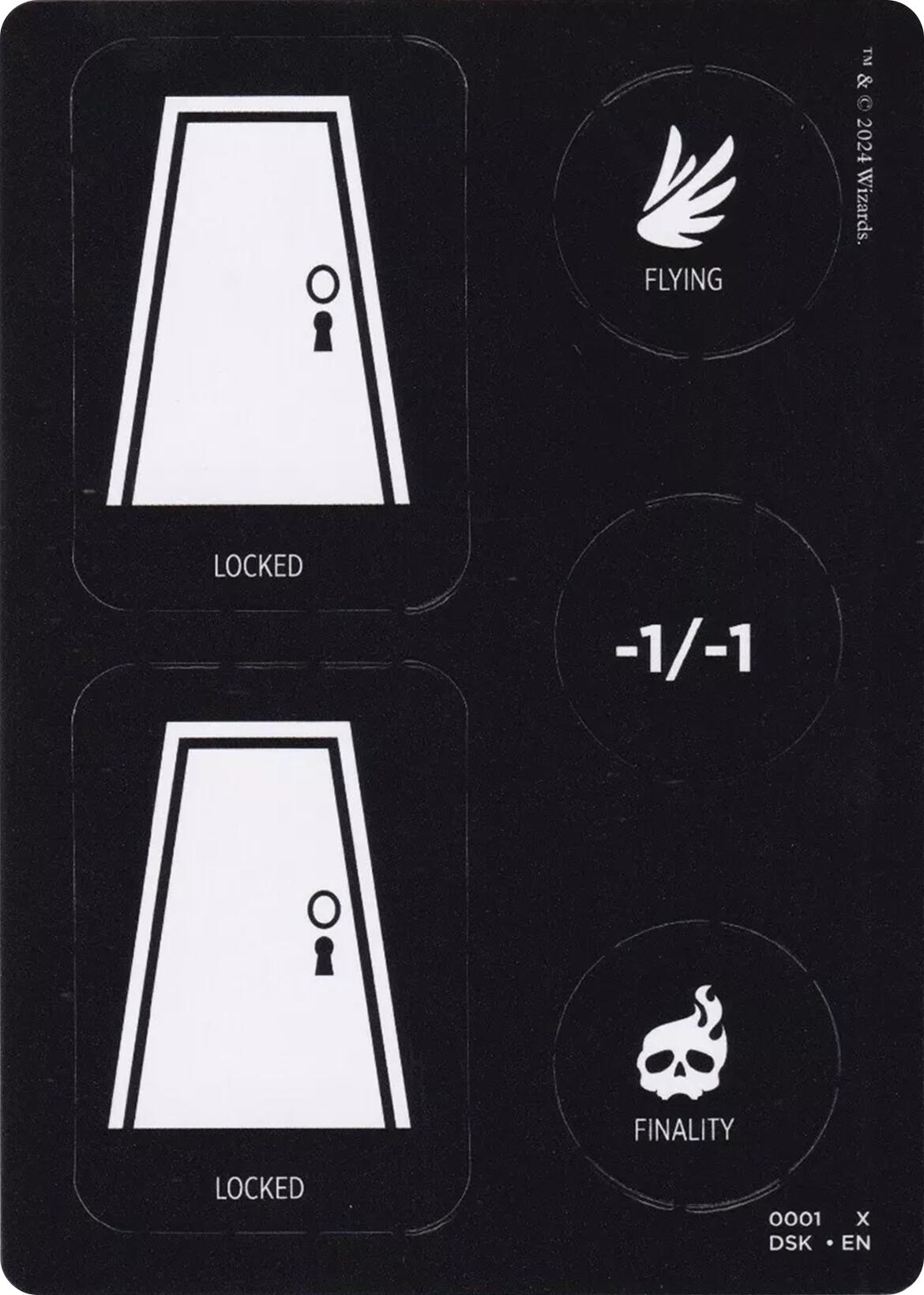 Punch Card Token (1 // 2) [Duskmourn: House of Horror Tokens] | Exor Games Dartmouth