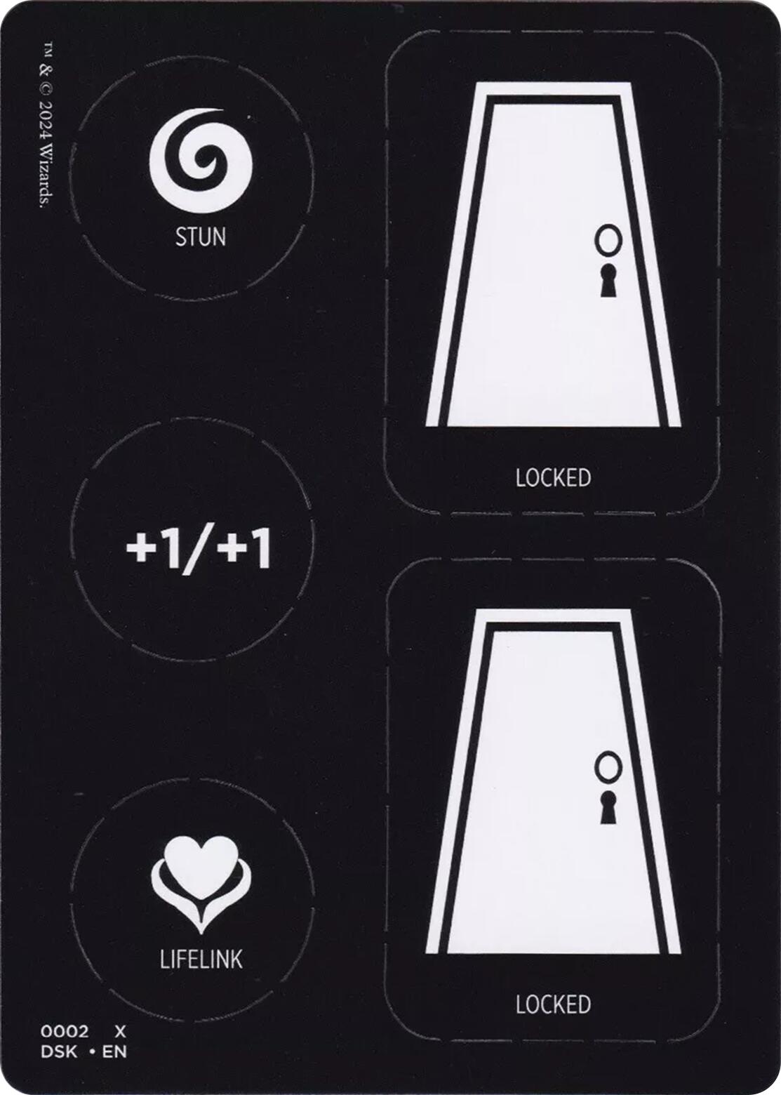 Punch Card Token (1 // 2) [Duskmourn: House of Horror Tokens] | Exor Games Dartmouth