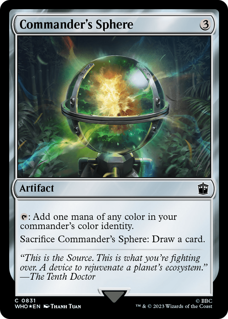 Commander's Sphere (Surge Foil) [Doctor Who] | Exor Games Dartmouth