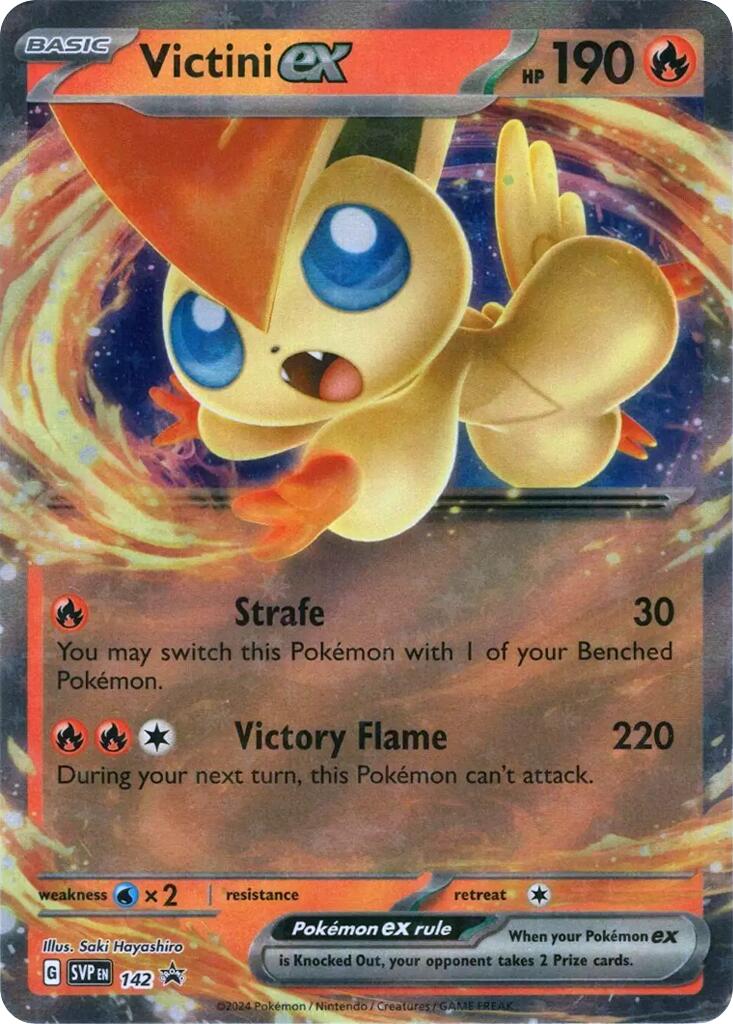 Victini ex (SVP142) [Scarlet & Violet: Black Star Promos] | Exor Games Dartmouth