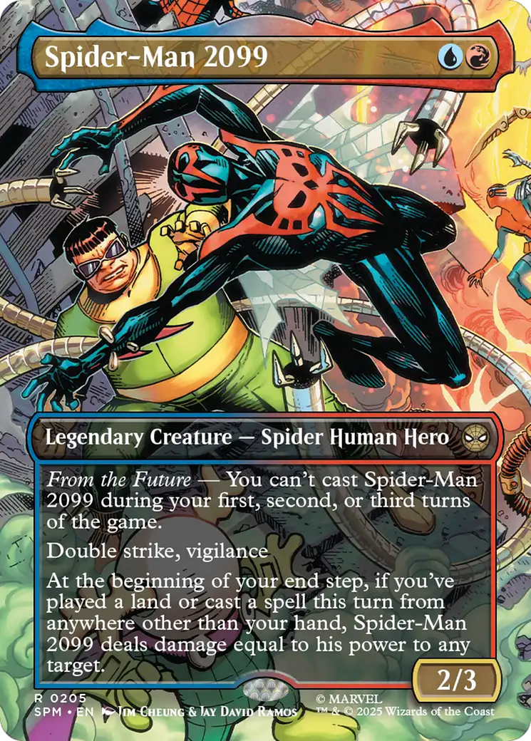 Spider-Man 2099 (0205) (Borderless) [Marvel's Spider-Man] | Exor Games Dartmouth