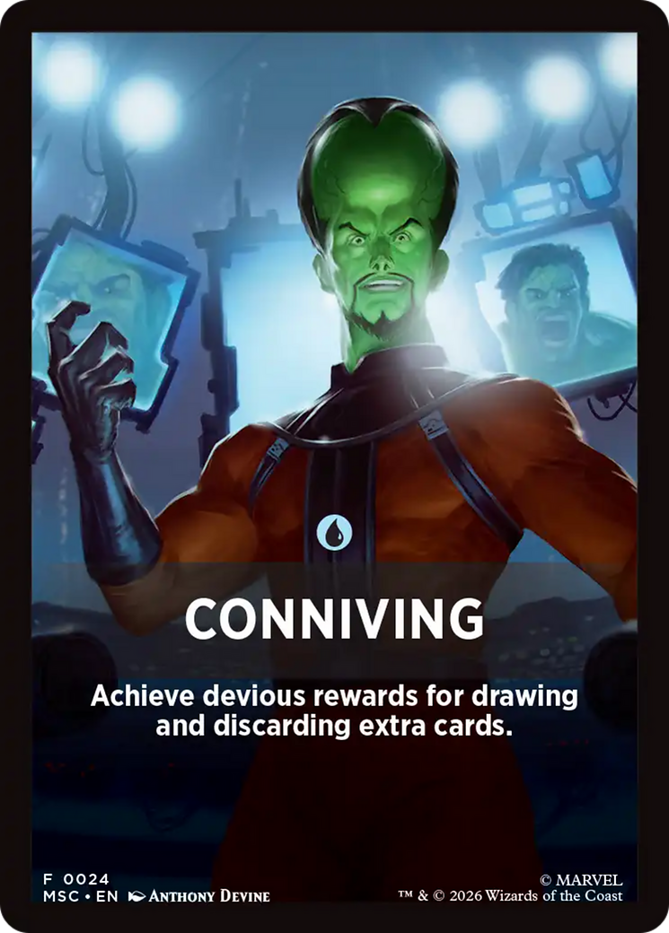 Conniving Theme Card [Marvel Super Heroes Commander] | Exor Games Dartmouth