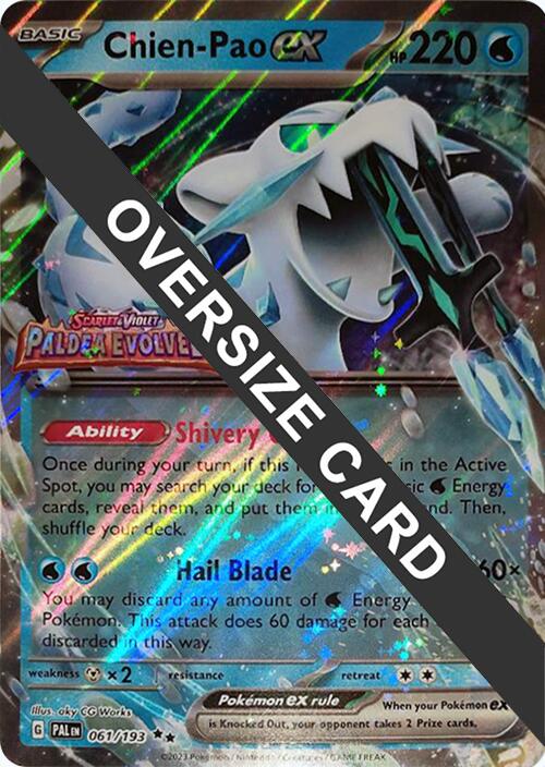 Chien-Pao ex (061/193) (Jumbo) [Scarlet & Violet: Paldea Evolved] | Exor Games Dartmouth