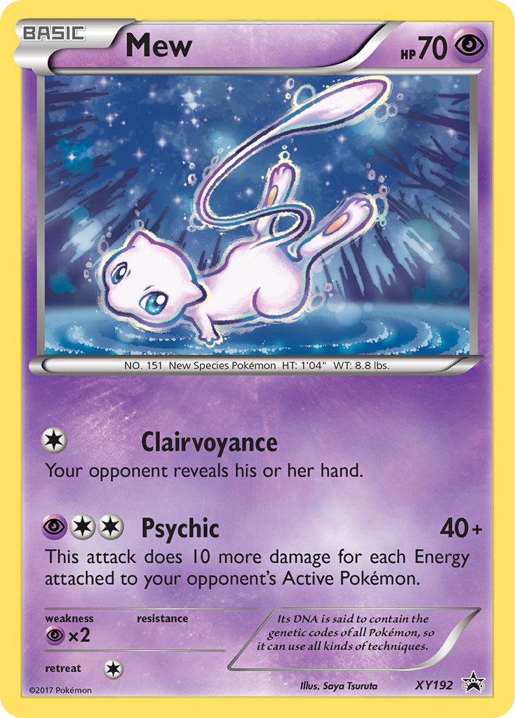 Mew (XY192) [XY: Black Star Promos] | Exor Games Dartmouth