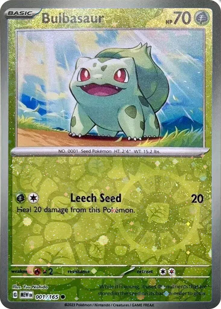 Bulbasaur (001/165) (Cosmos Holo) (Costco Exclusive) [Miscellaneous Cards] | Exor Games Dartmouth