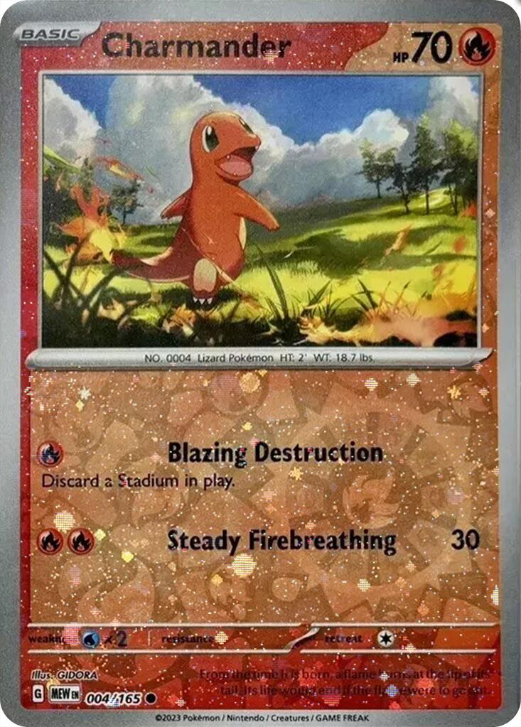 Charmander (004/165) (Cosmos Holo) (Costco Exclusive) [Miscellaneous Cards] | Exor Games Dartmouth