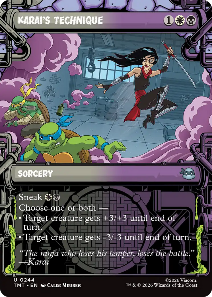 Karai's Technique (Showcase) [Teenage Mutant Ninja Turtles] | Exor Games Dartmouth