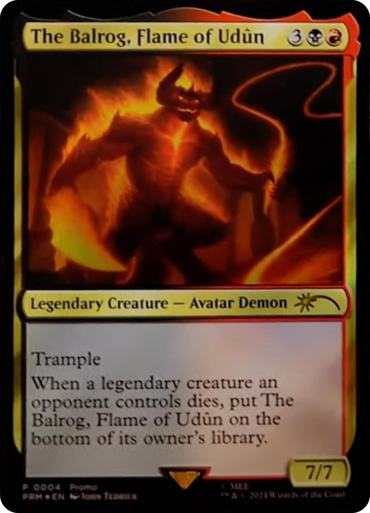 The Balrog, Flame of Udun [Resale Promos] | Exor Games Dartmouth