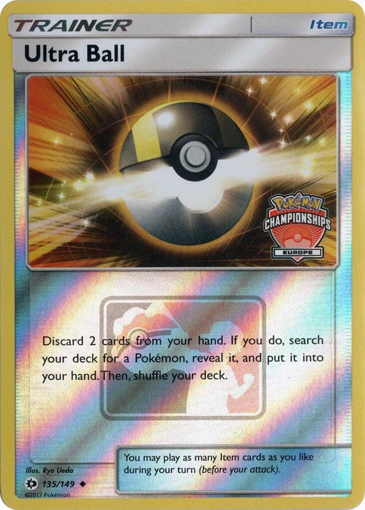 Ultra Ball (135/149) (Europe Championships) [League & Championship Cards] | Exor Games Dartmouth