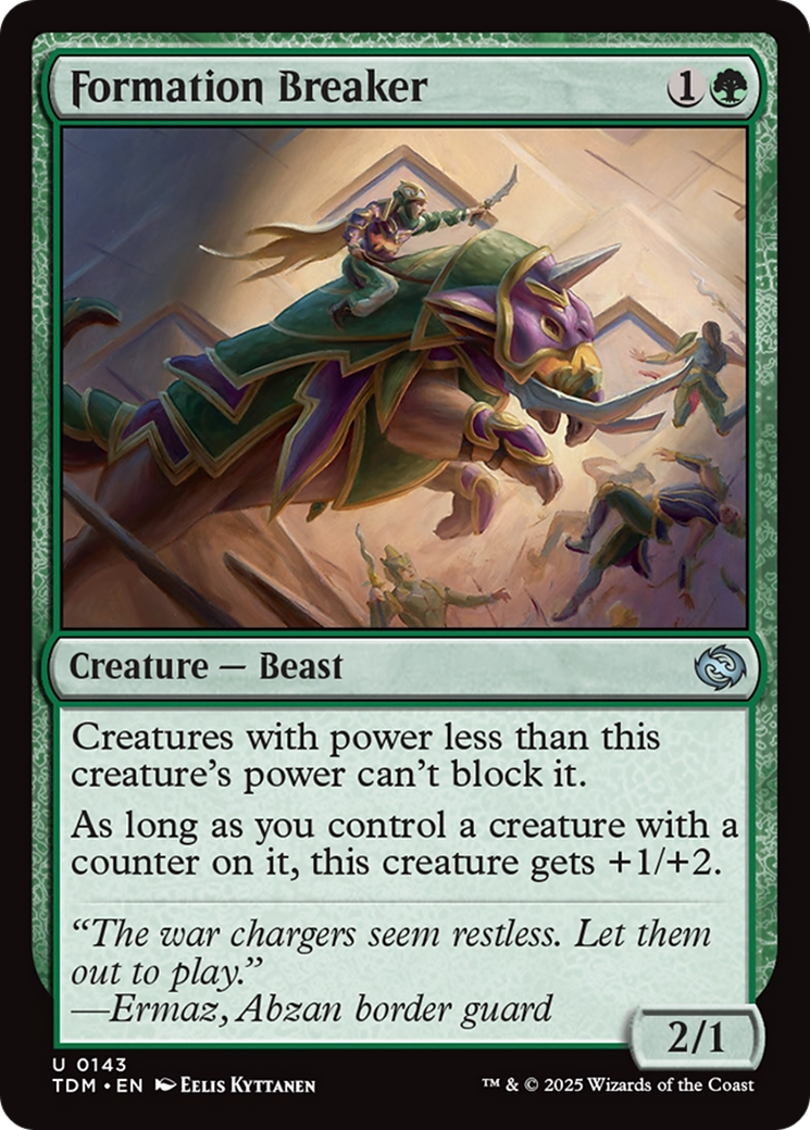 Formation Breaker [Tarkir: Dragonstorm] | Exor Games Dartmouth