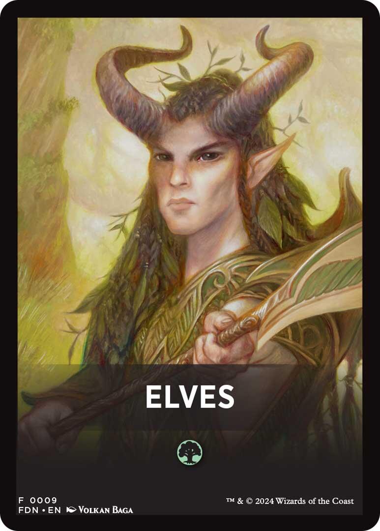 Elves Theme Card [Foundations Jumpstart Front Cards] | Exor Games Dartmouth