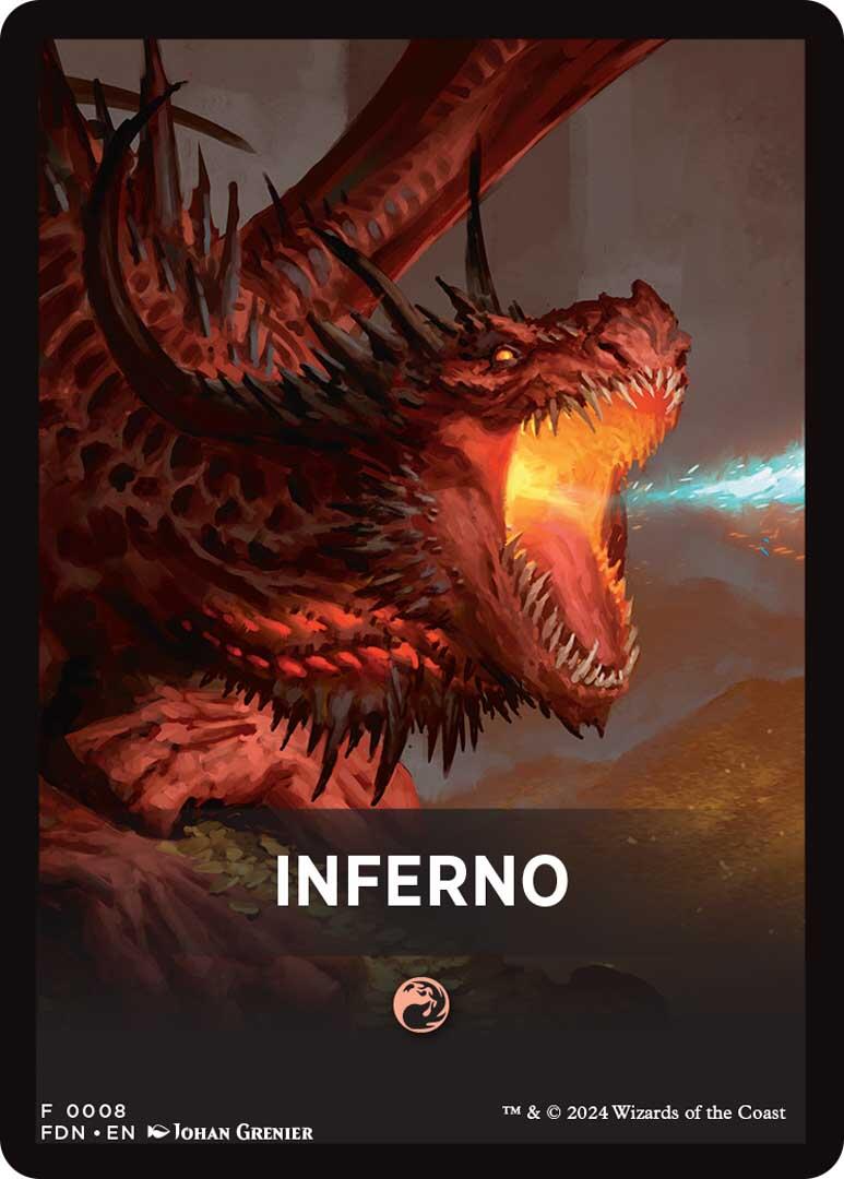 Inferno Theme Card [Foundations Tokens] | Exor Games Dartmouth