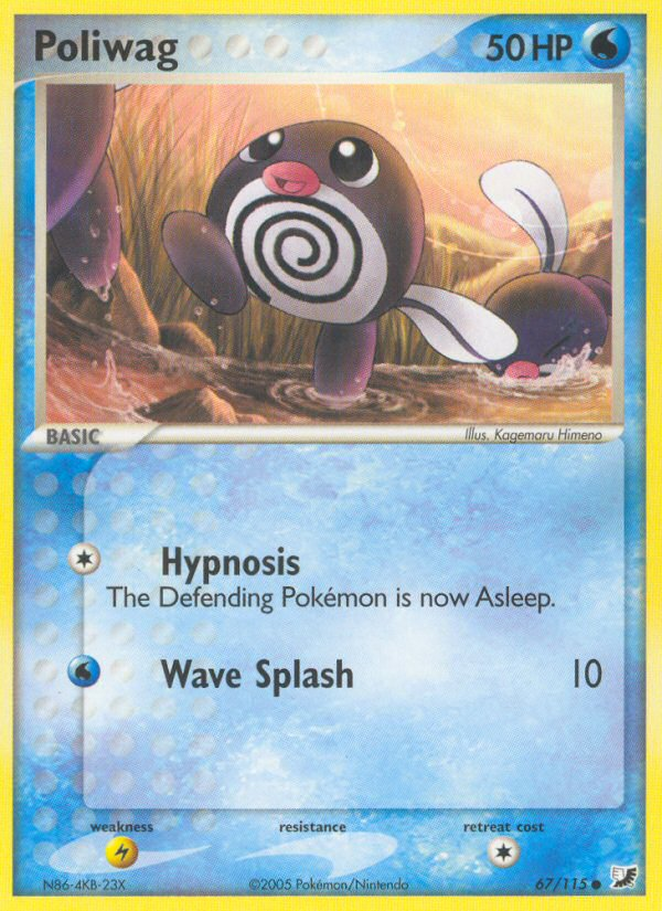 Poliwag (67/115) [EX: Unseen Forces] | Exor Games Dartmouth