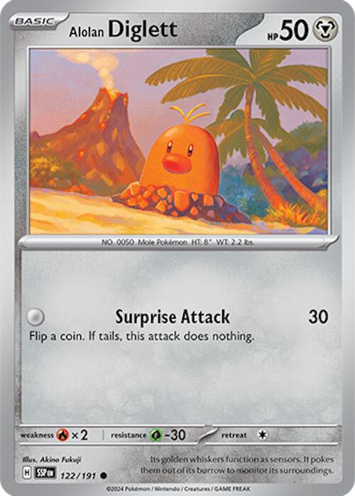 Alolan Diglett (122/191) [Scarlet & Violet: Surging Sparks] | Exor Games Dartmouth