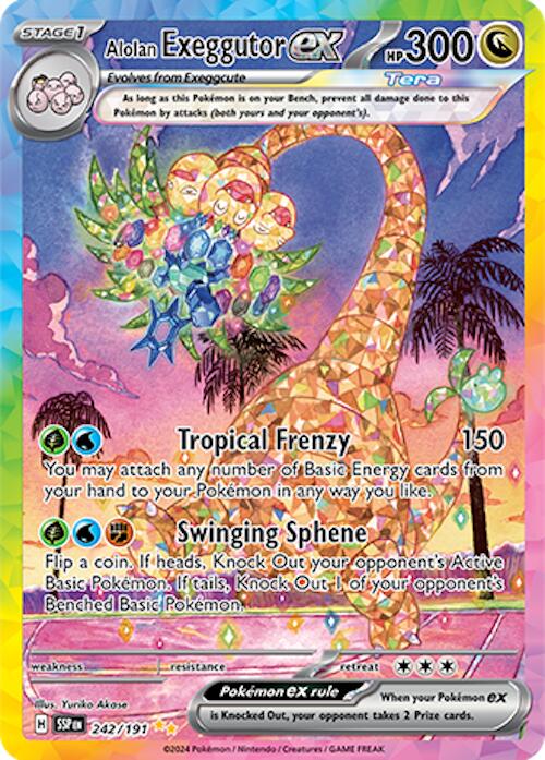 Alolan Exeggutor ex (242/191) [Scarlet & Violet: Surging Sparks] | Exor Games Dartmouth