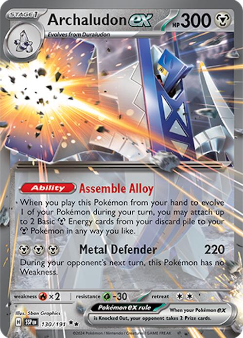 Archaludon ex (130/191) [Scarlet & Violet: Surging Sparks] | Exor Games Dartmouth