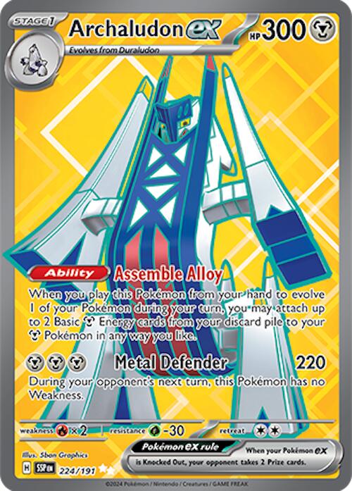 Archaludon ex (224/191) [Scarlet & Violet: Surging Sparks] | Exor Games Dartmouth