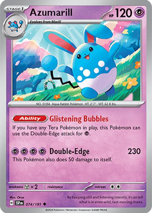 Azumarill (074/191) [Scarlet & Violet: Surging Sparks] | Exor Games Dartmouth