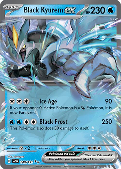 Black Kyurem ex (048/191) [Scarlet & Violet: Surging Sparks] | Exor Games Dartmouth