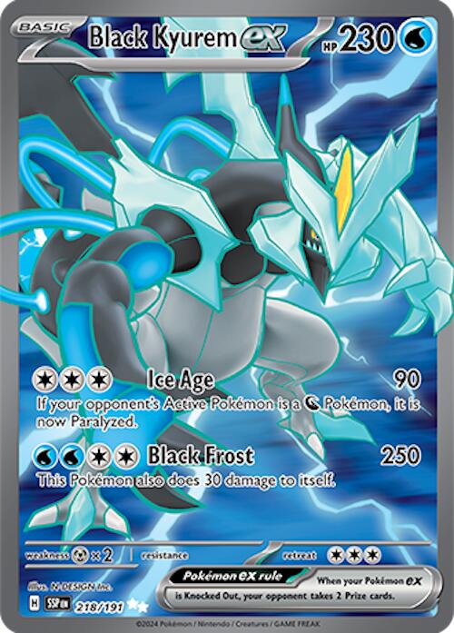 Black Kyurem ex (218/191) [Scarlet & Violet: Surging Sparks] | Exor Games Dartmouth